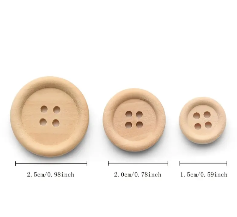 Mixed wooden  buttons | Art & Craft