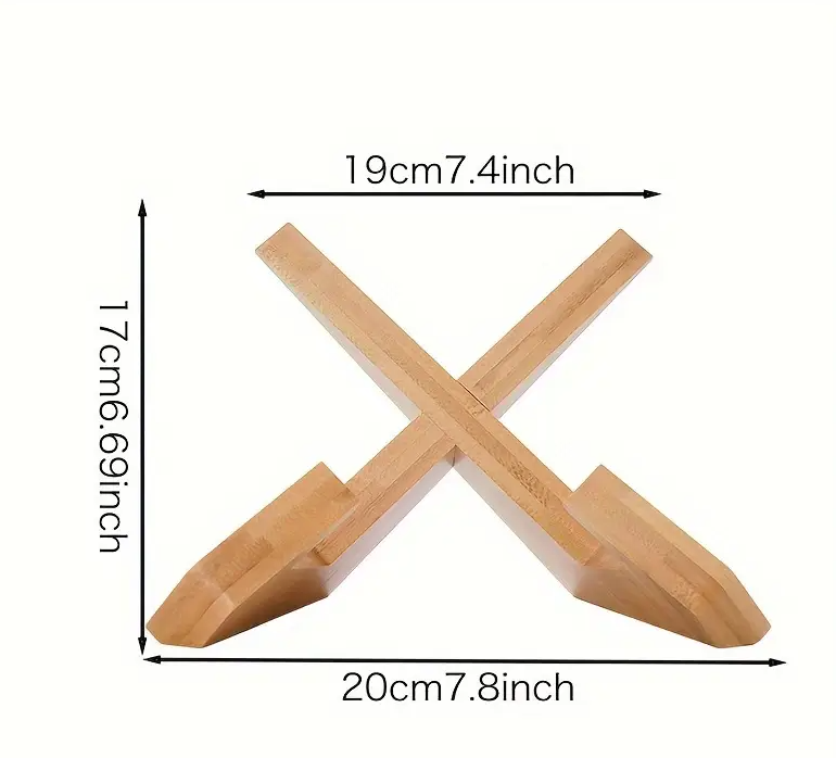 Cookbook holder | Tablet holder | Bamboo 2 Pack