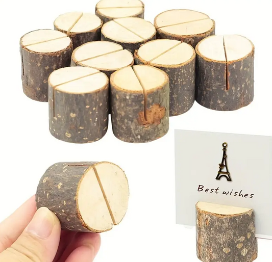 Best wooden name card holders