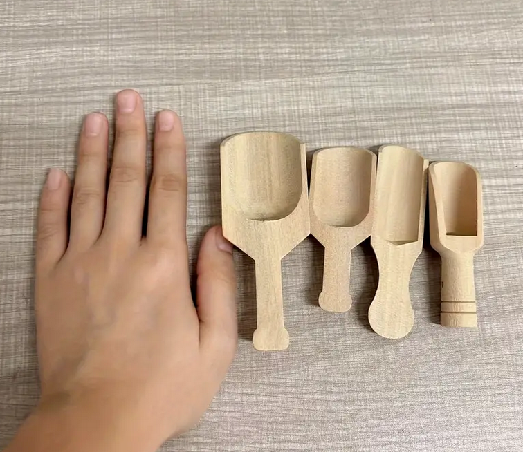 4pcs Wooden Spoon Set