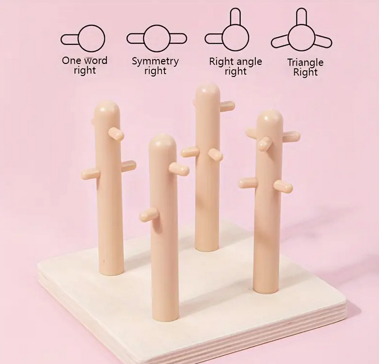 Wooden Geometric Shape Sorter Puzzle