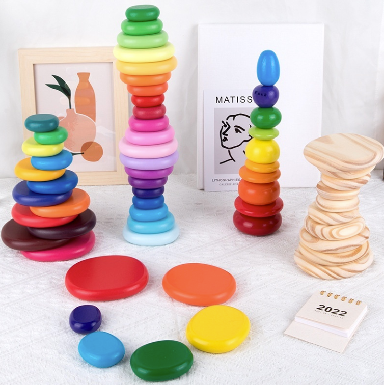 Rainbow Stone Toy for Children