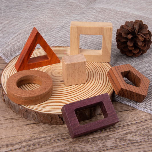 Cognitive Shape Matching Wood Building Blocks