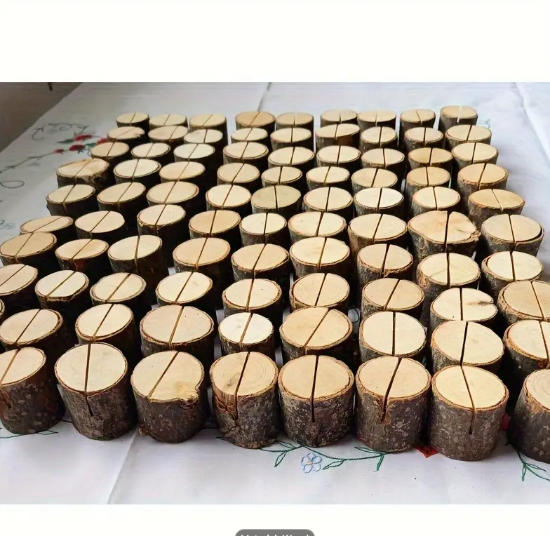 Wooden Name Card Holders