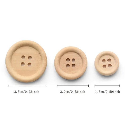 Mixed wooden  buttons | Art & Craft