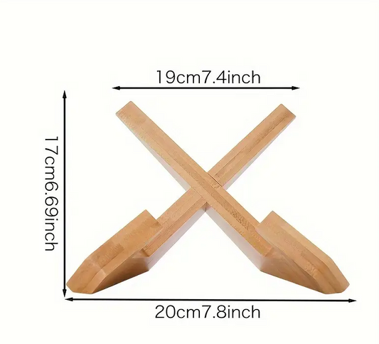 Cookbook holder | Tablet holder | Bamboo 2 Pack